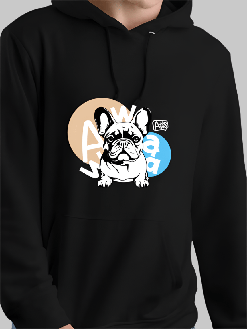 Frenchie Circles Hoodie Men