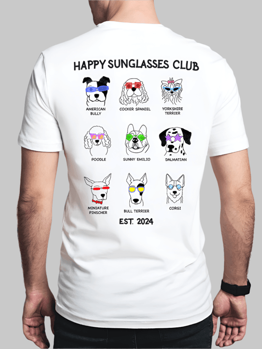 Happy Sunglasses Club T-Shirt Men