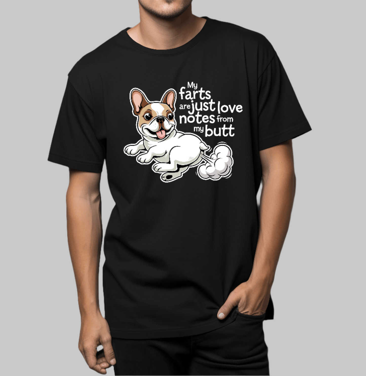 Camiseta masculina com notas de amor