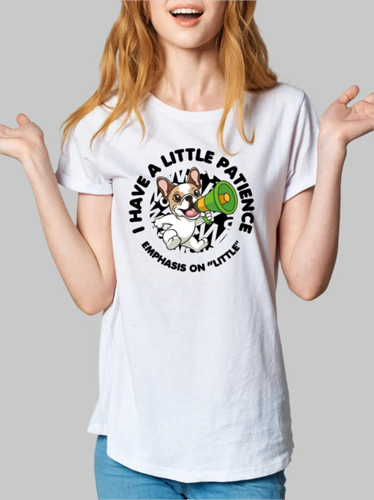 Camiseta larga Little Patience para mujer