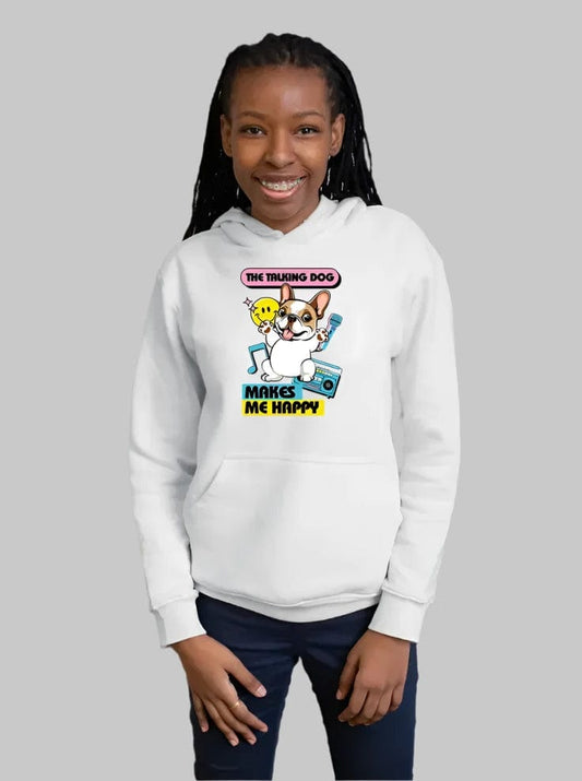 The talking dog makes me happy Hoodie Youth (Unisex)