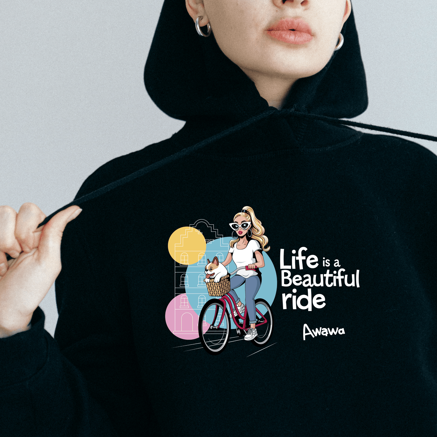 Life is a Beautiful Ride Hoodie Women