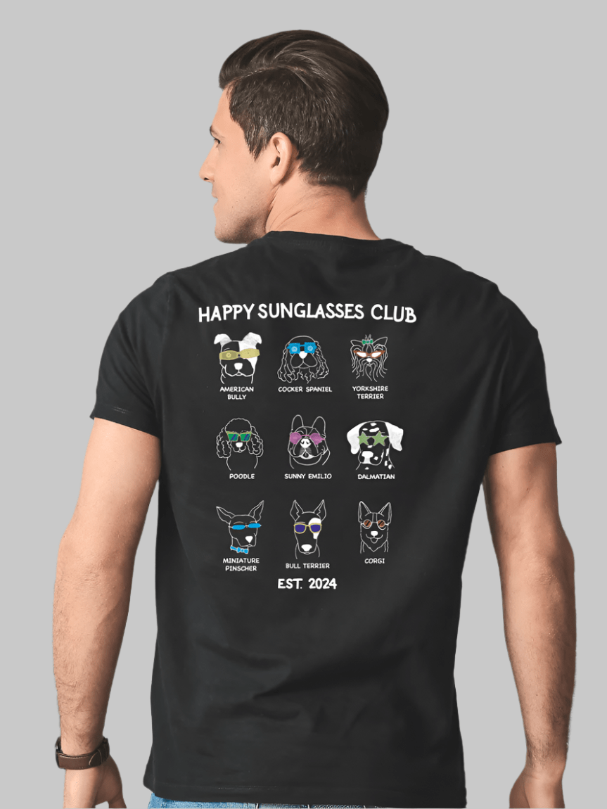 Happy Sunglasses Club T-Shirt Men