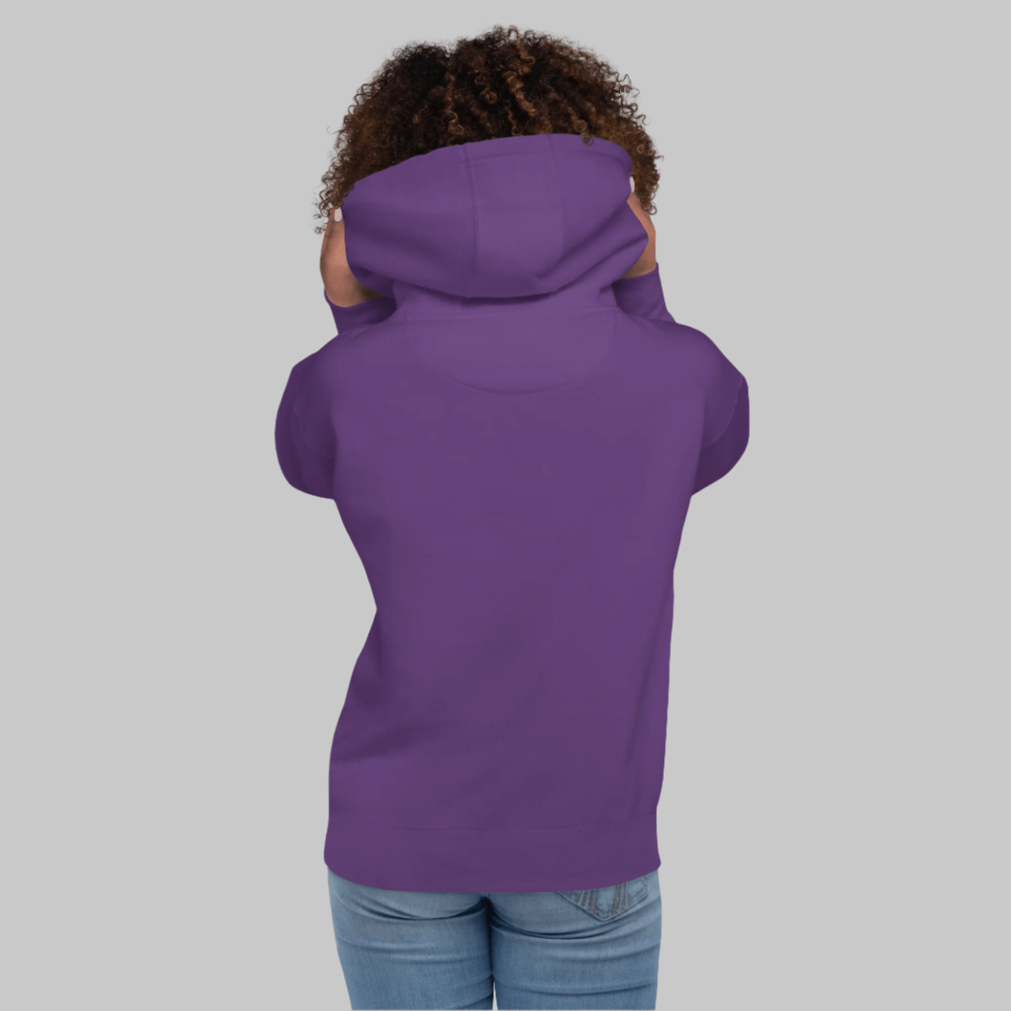 Sudadera con capucha Frenchie Circles para mujer